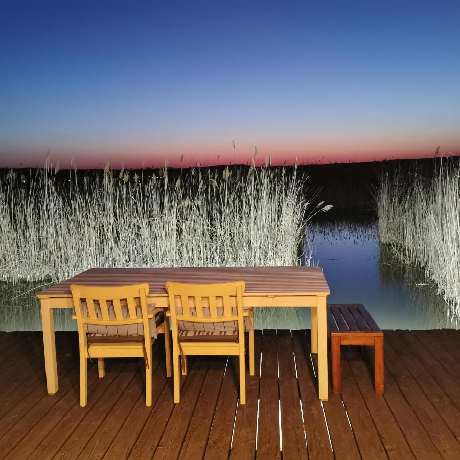 Pfahlbau Sunset II Toplage Inklusive Elektroboot رست المظهر الخارجي الصورة